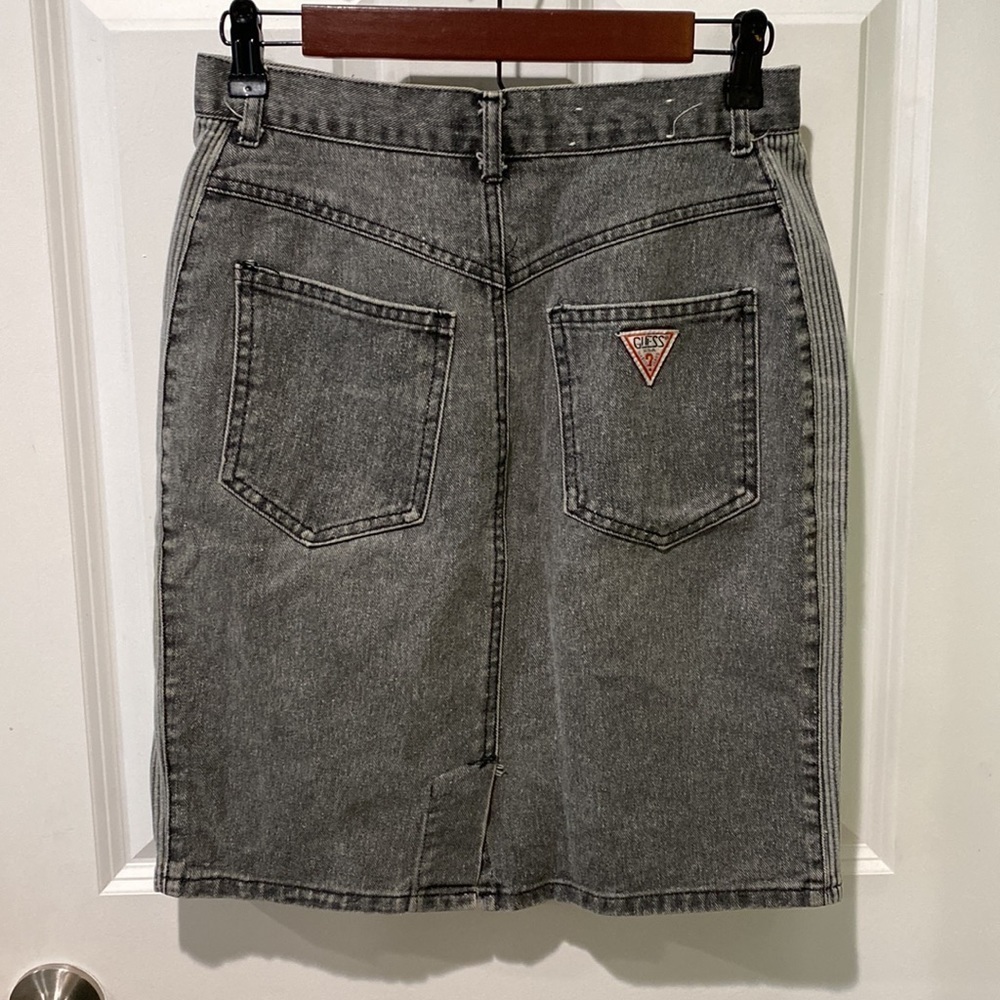 Vintage Guess Georges Marciano Denim Skirt EUC